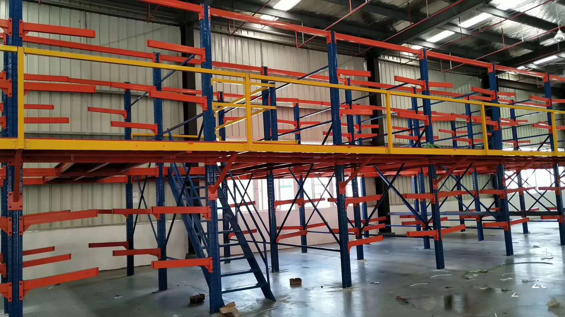 悬臂式阁楼平台货架 悬臂式阁楼平台货架